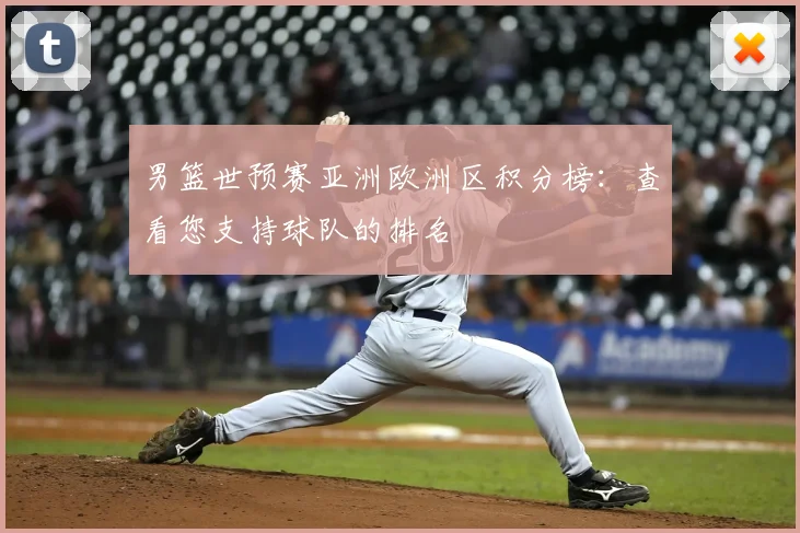 男篮世预赛亚洲欧洲区积分榜：查看您支持球队的排名
